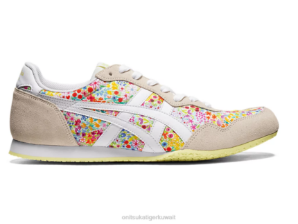 Onitsuka Tiger للجنسين سيرانو F20P118 أحذية كريم الأبيض