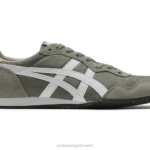 Onitsuka Tiger للجنسين سيرانو F20P76 أحذية زيتون محترق/أبيض