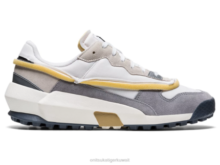 Onitsuka Tiger للجنسين عداء المزيج F20P330 أحذية أبيض / صخرة ورقة