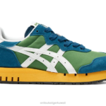 Onitsuka Tiger للجنسين عيار x F20P10 أحذية سبانخ أخضر/أبيض