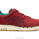 Onitsuka Tiger للجنسين عيار x F20P9 أحذية عصير البنجر / المريخ العميق