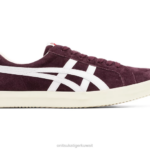 Onitsuka Tiger للجنسين فابر نانومتر F20P142 أحذية المريخ العميق / الأبيض