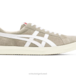 Onitsuka Tiger للجنسين فابر نانومتر F20P143 أحذية بيج شاحب/أبيض