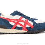 Onitsuka Tiger للجنسين كولورادو نانومتر F20P222 أحذية أبيض/أحمر كلاسيكي