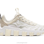 Onitsuka Tiger للجنسين متموج F20P93 أحذية أبيض/رمادي جليدي
