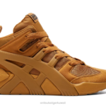 Onitsuka Tiger للجنسين مدرب شعار كبير منتفخ F20P207 أحذية تان بريسيديو