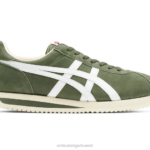 Onitsuka Tiger للجنسين مول 77 نانومتر F20P173 أحذية برونزي أخضر/أبيض