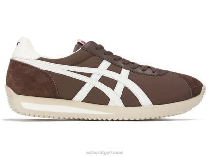 Onitsuka Tiger للجنسين مول 77 نانومتر F20P257 أحذية كستنائي/أبيض