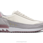 Onitsuka Tiger للجنسين هسينتي F20P106 أحذية كريمي/رمادي محاري