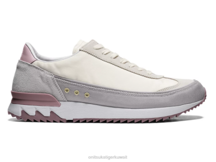 Onitsuka Tiger للجنسين هسينتي F20P106 أحذية كريمي/رمادي محاري