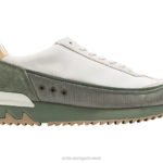 Onitsuka Tiger للجنسين هسينتي F20P345 أحذية كريم/أشن أخضر