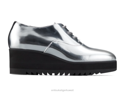 Onitsuka Tiger نحيف إسفين-س F20P570 أحذية فضة