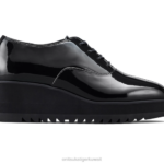 Onitsuka Tiger نحيف إسفين-س F20P579 أحذية أسود
