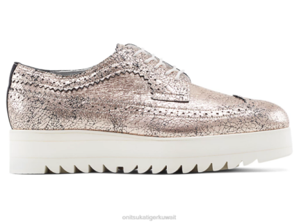 Onitsuka Tiger نحيف البروغ حذاء أيرلندي F20P569 أحذية وارتفع الذهب