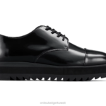 Onitsuka Tiger نحيف ديربي F20P560 أحذية أسود لامع
