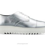 Onitsuka Tiger نحيف ديربي F20P572 أحذية فضة