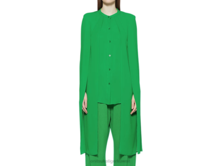 Onitsuka Tiger نحيف قميص F20P597 ملابس أخضر
